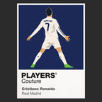 Cristiano Ronaldo Real Madrid Icon Frame Kids Hoodie — Black Artwork