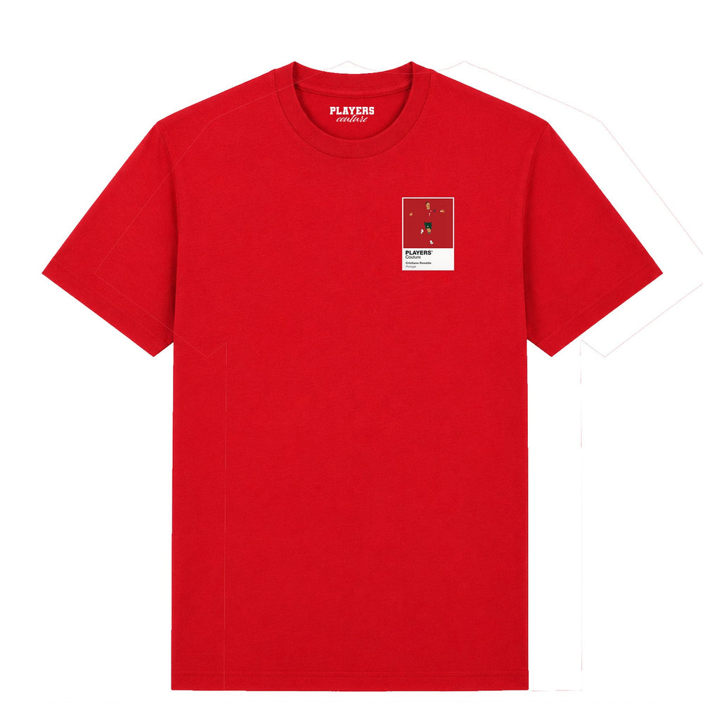 Ronaldo Manchester United Players Couture Mens Red T-Shirt