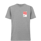 Croatia t-shirt – grey men's t-shirt featuring the Croatia Players Couture logo