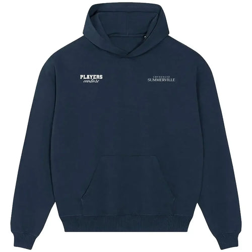 Crysencio Summerville hoodie – navy men's hoodie featuring the Crysencio Summerville Players Couture logo
