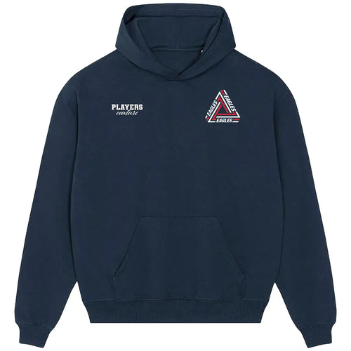 Crystal Palace Eagles Logo Players Couture Men's Casual Hoodie Navy