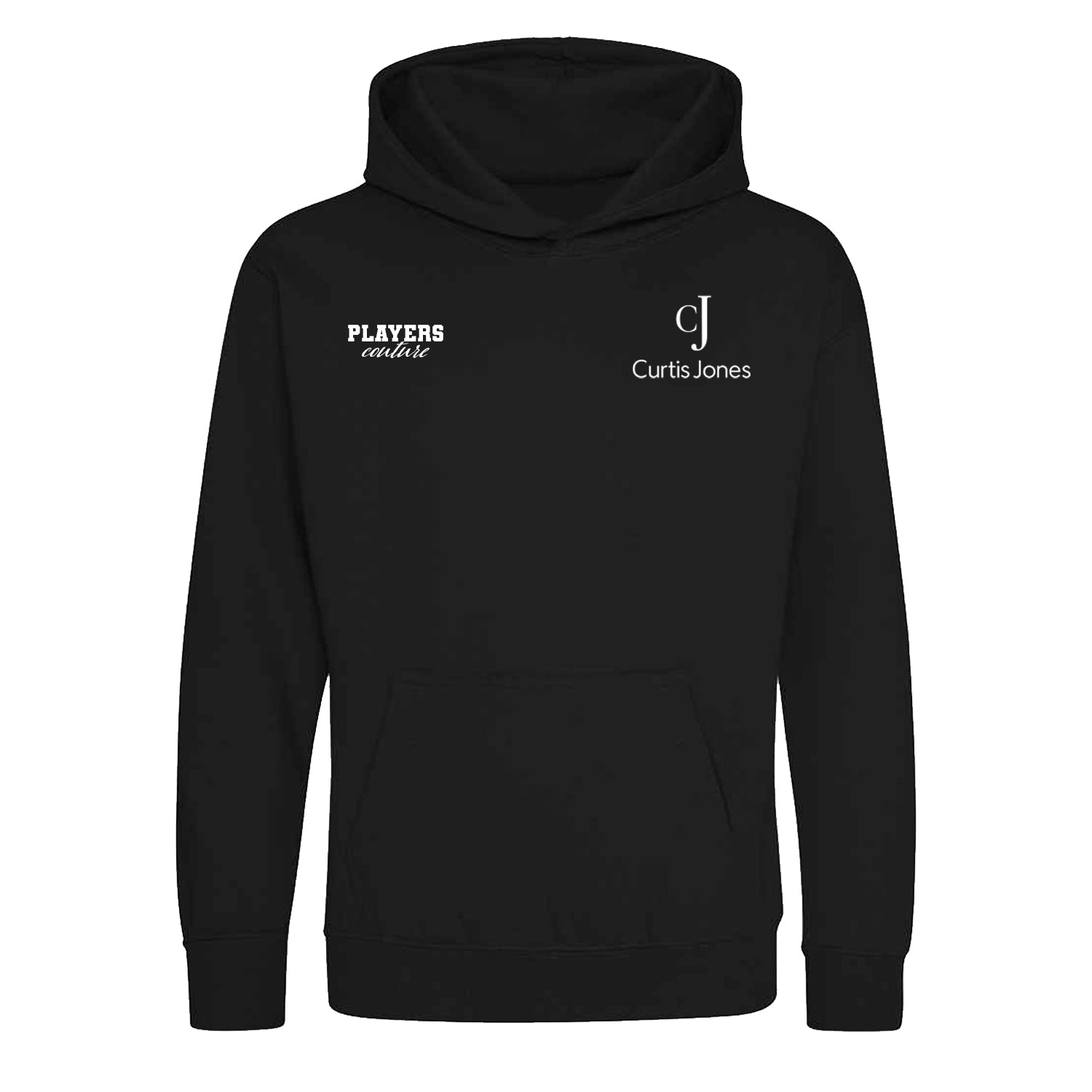 Curtis Jones Logo Players Couture Kids Hoodie Black