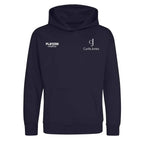 Curtis Jones hoodie – navy kids' hoodie featuring the Curtis Jones Players Couture logo