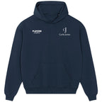 Curtis Jones Logo Players Couture Men's Casual Hoodie Navy