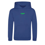 Custom Create Logo Kids Sports Hoodie – close-up detail shot of the Custom Create Players Couture logo design