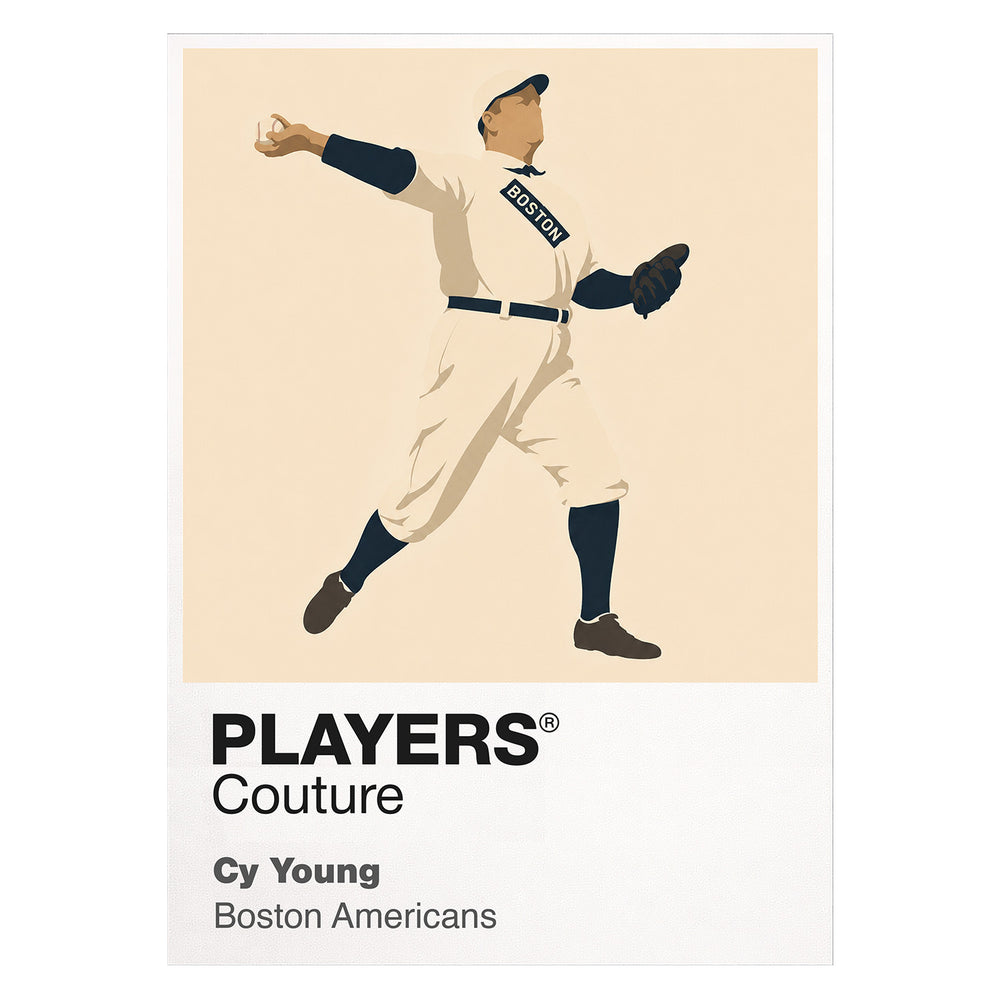 Cy Young Boston Americans Baseball Icon Frame - Icon Design