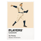 Cy Young Boston Americans Baseball Icon Frame - Icon Design