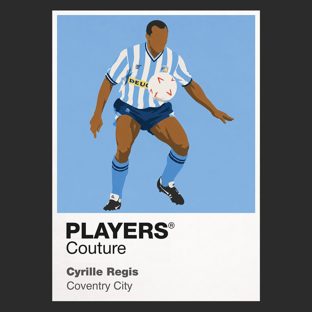 Cyrille Regis Coventry City Men's T-Shirt - Black
