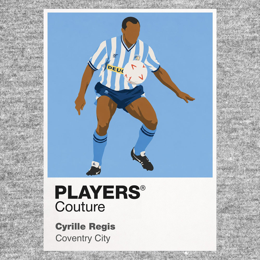 Cyrille Regis Coventry City Men's T-Shirt - Grey