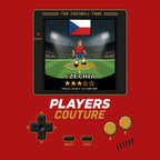 Czechia World Cup 8-Bit Men's Hoodie retro gaming football design by Players Couture