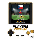 Czechia World Cup 8-Bit Kids T-Shirt retro gaming football design by Players Couture