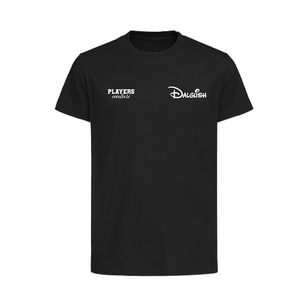 Kenny Dalglish Logo Players Couture Kids T-Shirt Black