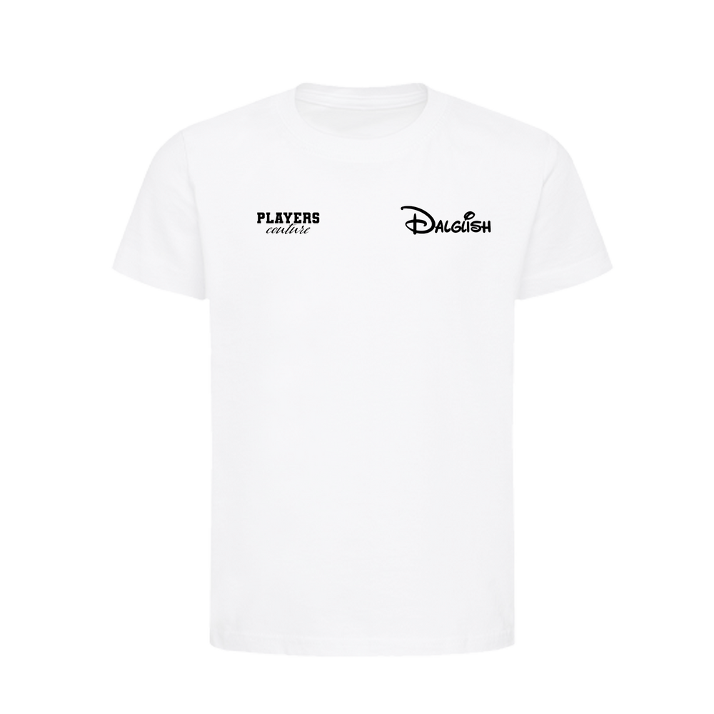 Kenny Dalglish Logo Players Couture Kids T-Shirt White