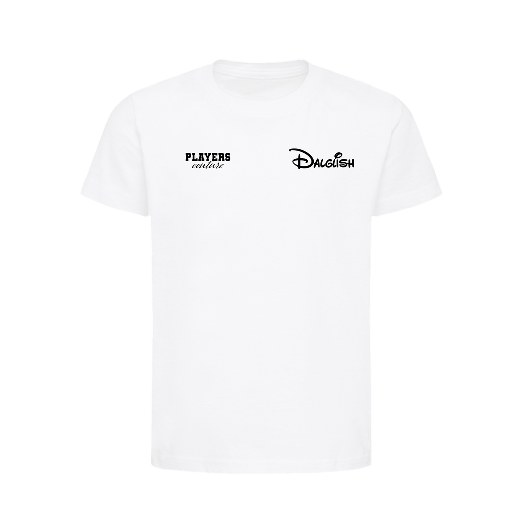 Kenny Dalglish Logo Players Couture Kids T-Shirt White