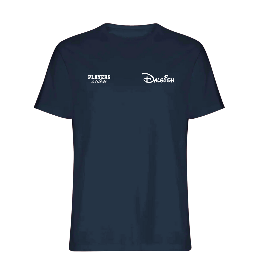 Dalglish Logo Players Couture Mens T-Shirt Navy