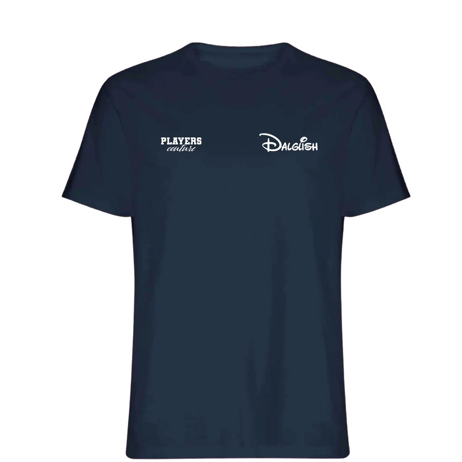 Dalglish Logo Players Couture Mens T-Shirt Navy