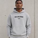dallas-stars name-print hoodie - grey
