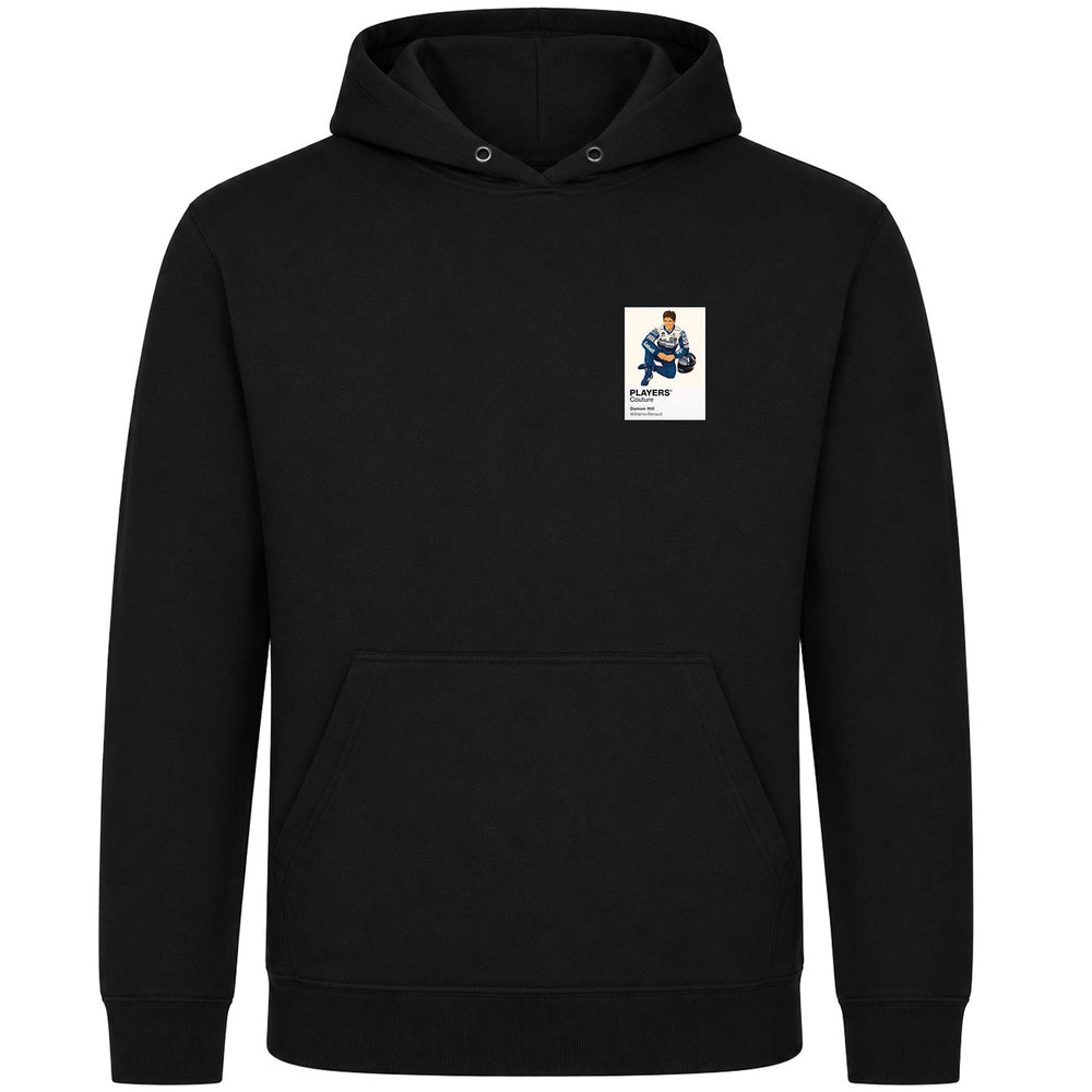 Damon Hill Williams Formula 1 hoodie – mens black hoodie view