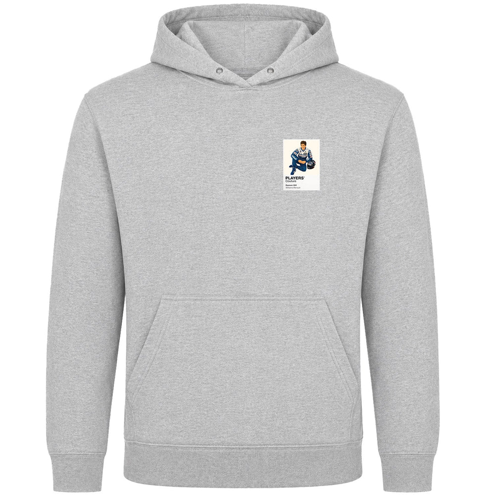Damon Hill Williams Formula 1 hoodie – mens grey hoodie view