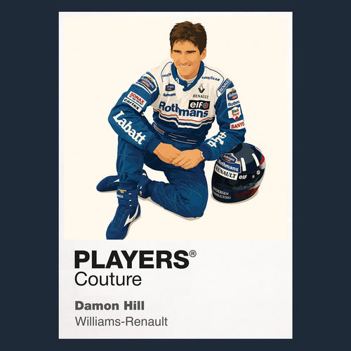 Damon Hill Williams Formula 1 hoodie – navy view