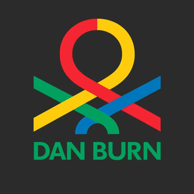 Dan Burn Logo Men's T-Shirt – black close-up detail shot of the Dan Burn Players Couture logo design
