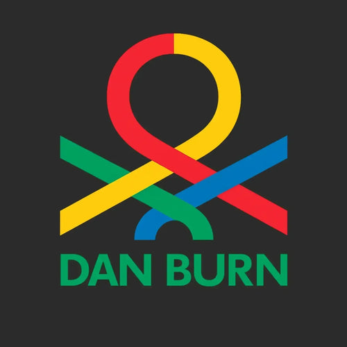 Dan Burn Logo Men's T-Shirt – black close-up detail shot of the Dan Burn Players Couture logo design