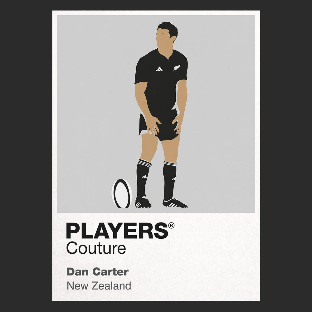 Dan Carter Rugby Union Icon Frame Men's Hoodie – image 9