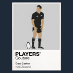 Dan Carter Rugby Union Icon Frame Men's T-Shirt – image 8