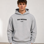 dan-sheehan name-print hoodie - grey