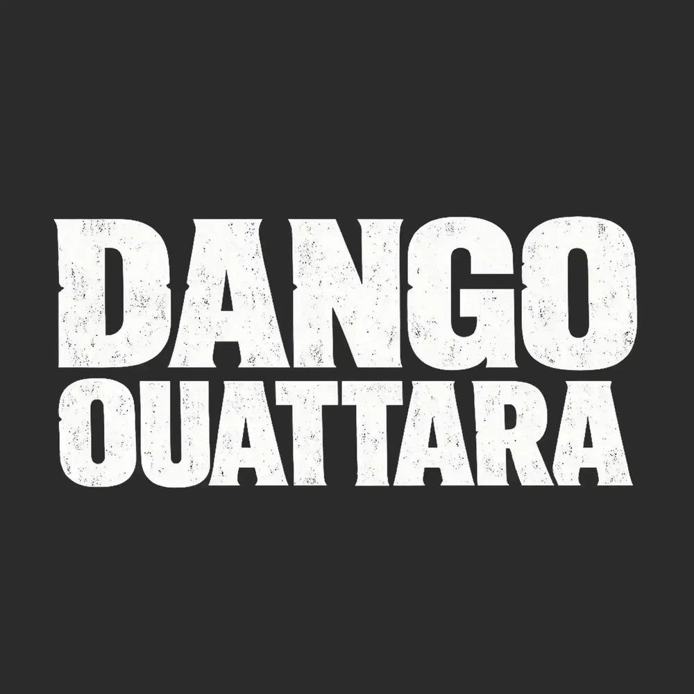Dango Ouattara Logo Men's T-Shirt – black close-up detail shot of the Dango Ouattara Players Couture logo design