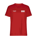 Dango Ouattara t-shirt – red men's t-shirt featuring the Dango Ouattara Players Couture logo