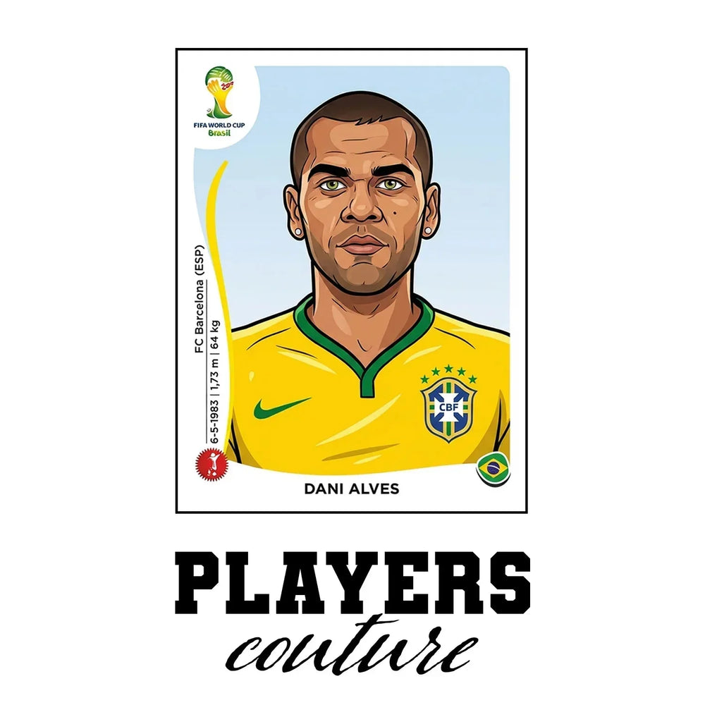 Dani Alves World Cup Sticker Men's Hoodie – dani alves white Players Couture design