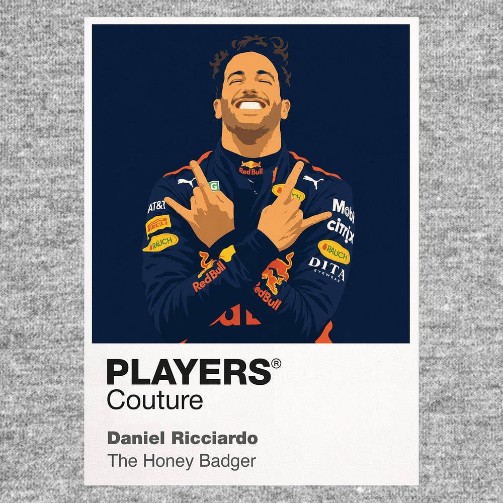 Daniel Ricciardo Formula 1 T-shirt – grey view