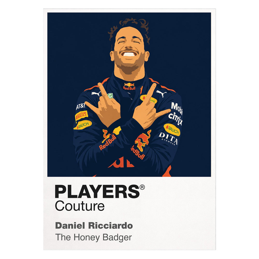 Daniel Ricciardo Formula 1 T-shirt – white view