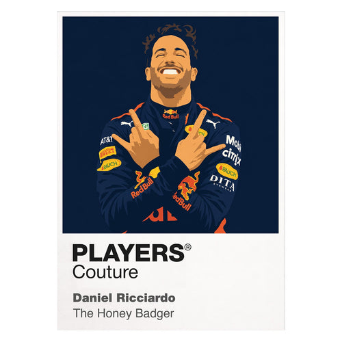 Daniel Ricciardo Formula 1 T-shirt – white view