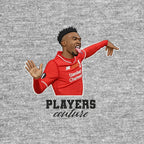 Daniel Sturridge Badge Men's Hoodie – black close-up detail shot of the Daniel Sturridge Players Couture logo design