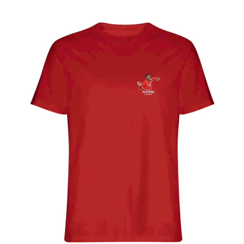 Daniel Sturridge t-shirt – white men's t-shirt featuring the Daniel Sturridge Players Couture logo