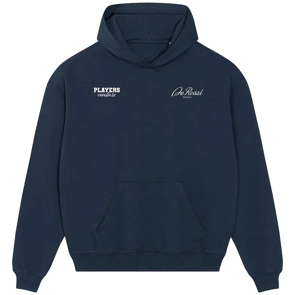 Daniele De Rossi Logo Players Couture Men's Casual Hoodie - Navy / S | Boca Juniors, Fashion Collection, Football, Hoodies, Italy, Men's, Roma, Volume 1