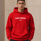 dannii-minogue name-print hoodie - red