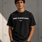 Danny Blanchflower black men's T-shirt lifestyle photograph 16