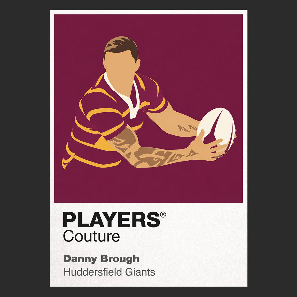 Danny Brough Huddersfield Giants rugby league hoodie black