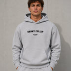 danny-cullip name-print hoodie - grey
