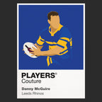 Danny McGuire Leeds Rhinos rugby league hoodie black