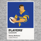 Danny McGuire Leeds Rhinos rugby league T-shirt grey