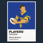 Danny McGuire Leeds Rhinos rugby league hoodie navy