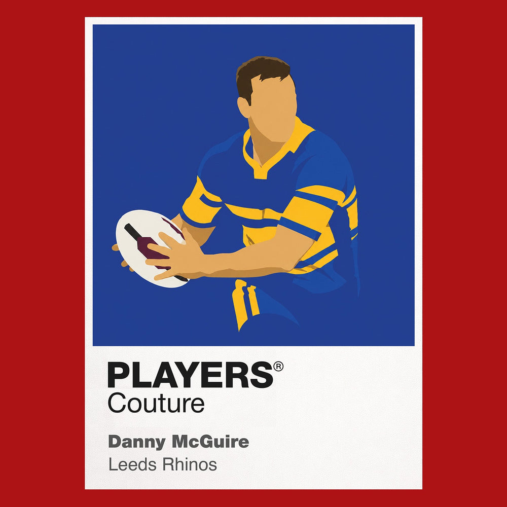 Danny McGuire Leeds Rhinos rugby league T-shirt red
