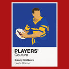 Danny McGuire Leeds Rhinos rugby league T-shirt red