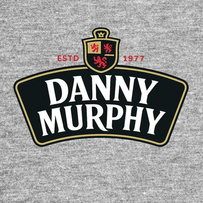 Danny Murphy Logo Men's T-Shirt – grey close-up detail shot of the Danny Murphy Players Couture logo design