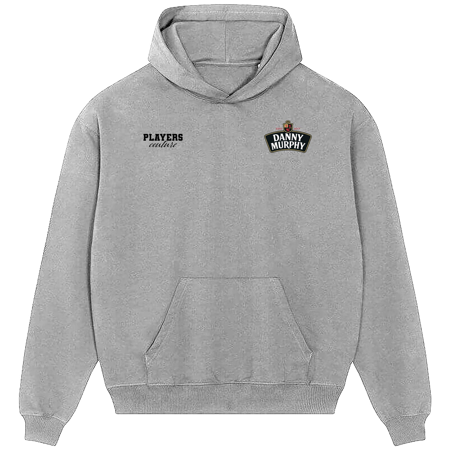 Danny Murphy Logo Players Couture Men's Casual Hoodie Gray