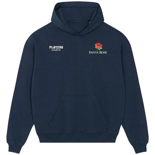 Danny Rose hoodie – navy men's hoodie featuring the Danny Rose Players Couture logo